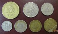 Лот: 552608. Фото: 2. Набор из 7-ми монет Греции. Монеты