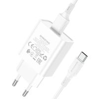 Лот: 22142603. Фото: 2. СЗУ BOROFONE BA-74A 1*USB+Type-C... Аксессуары