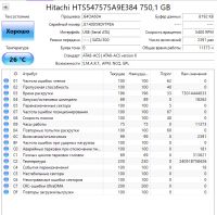 Лот: 24969479. Фото: 2. HDD Жесткий диск 750Gb/Hitachi... Комплектующие