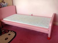 Лот: 13715839. Фото: 2. Кровать Маммут ИКЕЯ розовая. Детская мебель