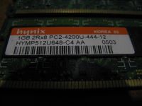 Лот: 3057065. Фото: 2. память ХУНИКС 2х1Gb DDr II. Комплектующие
