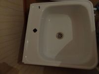 Лот: 4250569. Фото: 3. Раковина на кухню, металлическая... Строительство и ремонт