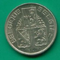 Лот: 8985388. Фото: 2. Бельгия 1 франк 1923-1939-1943... Монеты