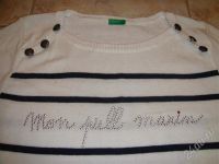 Лот: 497298. Фото: 2. кофточка в полоску BENETON. Женская одежда