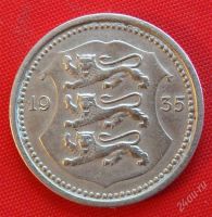 Лот: 1579045. Фото: 2. (№466/LN) 20 сентов 1935 (Эстония... Монеты