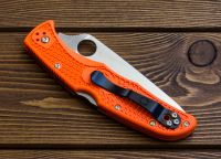 Лот: 1031654. Фото: 8. Нож Spyderco Endura orange FRN