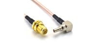 Лот: 15251789. Фото: 2. Пигтейл CRC9 - SMA (female) 180mm... Радиодетали  (электронные компоненты)