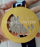 Лот: 7569941. Фото: 4. Копия Золотая медаль Сочи 2014... Красноярск