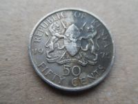 Лот: 8633928. Фото: 2. Кения 50 центов 1975. Монеты