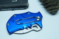 Лот: 8939803. Фото: 3. Складной нож Boker Plus с синей... Туризм, охота, рыбалка, самооборона