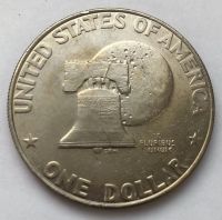 Лот: 17067210. Фото: 2. Монета 1 доллар США 1976 год. Монеты