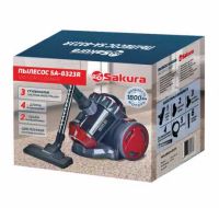 Лот: 24566061. Фото: 2. Пылесос Sakura SA-8323R, 1800Вт... Мелкая бытовая техника