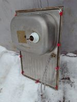 Лот: 17271178. Фото: 3. Мойка кухонная 78х50 см со смесителем. Строительство и ремонт
