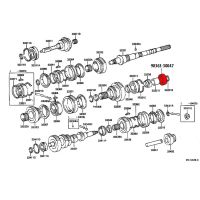 Лот: 20925797. Фото: 2. Подшипник КПП Toyota Aisin R154... Автозапчасти