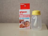 Лот: 6662364. Фото: 3. Бутылочка с ложечкой "Pigeon... Дети растут