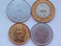 Лот: 18147844. Фото: 2. Набор монет Индии, юбилейные... Монеты