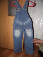 Лот: 5491661. Фото: 2. Джинсовый комбинезон - размер... Одежда и аксессуары