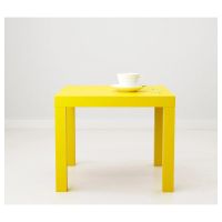 Лот: 12113936. Фото: 2. Журнальный столик Икеа Лакк, желтый... Мебель для гостиной
