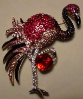 Лот: 6494485. Фото: 2. Брошь сваровски Swarovski 5,8х7... Ювелирные изделия, бижутерия, часы