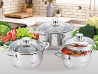 Лот: 18810300. Фото: 4. Набор кастрюль ПМ: Оптидом MR-3510-6L. Красноярск