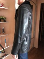 Лот: 8998758. Фото: 5. Мужская кожаная дубленка с норковым...