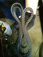 Лот: 4381721. Фото: 2. ремень грм на двигатель 2lt-e. Автозапчасти