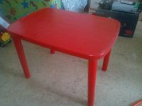 Лот: 11667973. Фото: 2. Стол детский разборный красный. Детская мебель