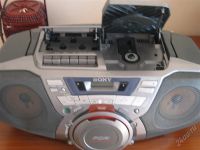 Лот: 905351. Фото: 2. Аудиомагнитола SONY CFD-G50L/S... Аудиотехника