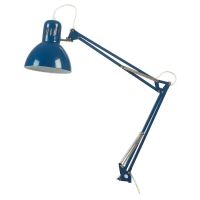 Лот: 18143820. Фото: 2. Лампа рабочая, синий IKEA Икеа. Освещение