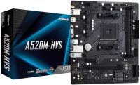 Лот: 24912447. Фото: 2. Материнская плата ASRock A520M-HVS... Комплектующие