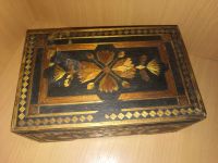Лот: 16226816. Фото: 2. Шкатулка инкрустация соломкой... Антиквариат