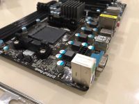Лот: 15247841. Фото: 2. Материнская плата Asrock + Задняя... Комплектующие