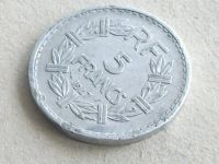 Лот: 17886738. Фото: 2. Монета 5 франк пять Франция 1947... Монеты