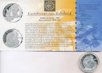 Лот: 5855879. Фото: 2. Швеция 1996 20 евро Ag Proof Сельма... Монеты