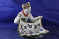 Лот: 25633304. Фото: 5. Украинка с ковром статуэтка фарфоровая...