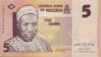 Лот: 10798818. Фото: 2. Нигерия. 5 найра 2006г. Идеал!. Банкноты