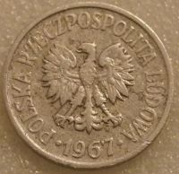 Лот: 8526394. Фото: 2. 20 гроши 1967 Польша. Монеты