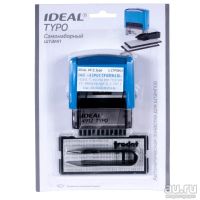 Лот: 14315489. Фото: 2. IDEAL 4912/DB (47 х 18 мм, 4 строки... Канцелярские и офисные товары