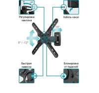 Лот: 4121345. Фото: 4. Кронштейн для LCD/LED тв 26"-55... Красноярск