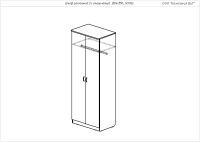 Лот: 3770744. Фото: 2. Шкаф распашной 2хстворчатый ШК-05. Хранение вещей