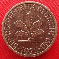 Лот: 1589147. Фото: 2. (№752) 1 пфенниг 1975 (ФРГ). Монеты