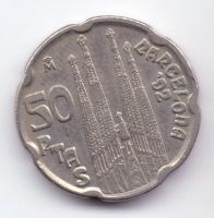 Лот: 15688370. Фото: 2. 50 песет Испания 1992 год_М87. Монеты