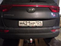 Лот: 16617158. Фото: 2. Фаркоп Kia Sportage 4 c 2016 по... Оснащение, оборудование, аксессуары