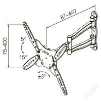 Лот: 1166851. Фото: 2. Кронштейн Kromax Techno-5 для... Аксессуары