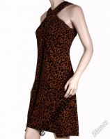 Лот: 5822072. Фото: 2. Badgley Mischka, леопардовое шелковое... Женская одежда