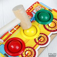 Лот: 15498652. Фото: 3. Стучалка-сортер "Паровоз. Дети растут