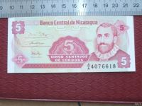 Лот: 11259898. Фото: 3. Банкнота 5 центаво пять Никарагуа... Коллекционирование, моделизм