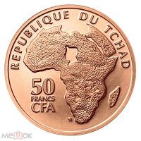 Лот: 20845471. Фото: 2. Республика Чад 50 франков 2023... Монеты