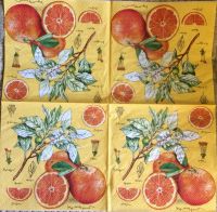 Лот: 9575035. Фото: 2. Салфетка для декупажа. Апельсин. Ручная работа