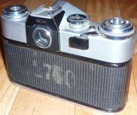 Лот: 196638. Фото: 3. Фотоаппарат Зенит-В в футляре... Фото, видеокамеры, оптика